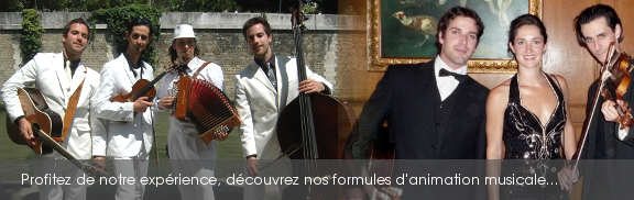 Profitez de notre expérience, découvrez nos formules d'animation musicale...