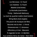 Programme du concert "La Mer"